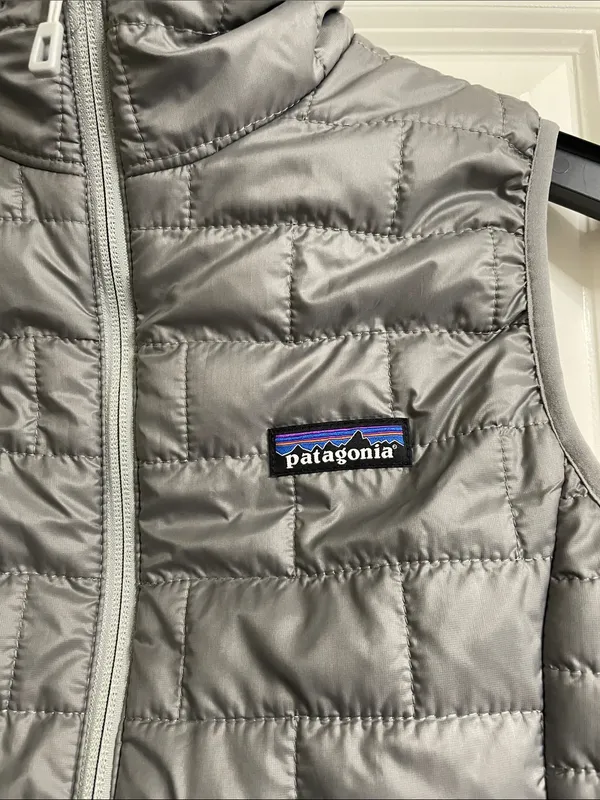 Patagonia Women’s Nano Puff Vest Size Small Gray Full Zip Insulated Puffer - Image 5