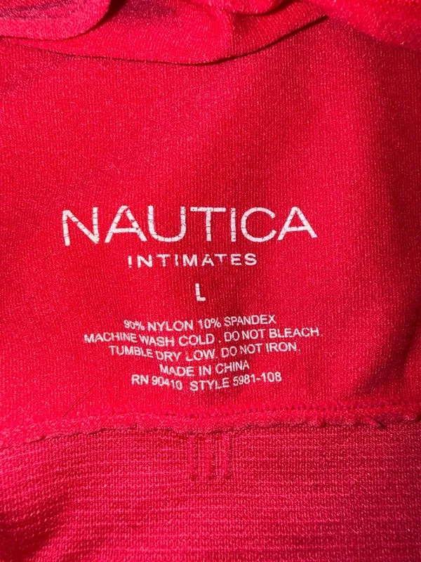 Nautica Sports Bra Size L Pink Seamless Racerback - Image 2