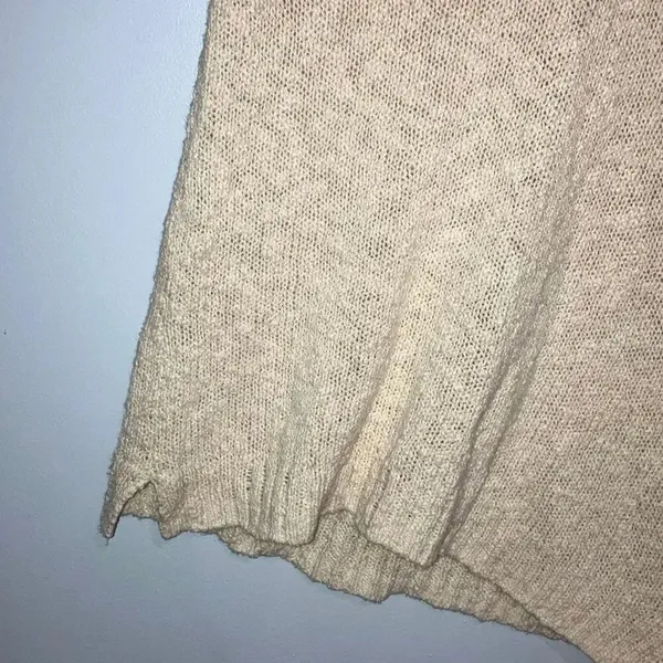 J. Crew Open Knit Cream V-neck Sleeveless Top Size XS Coquette #785 - Image 5