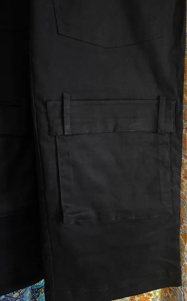 Hot & Delicious Black cargo pants - Image 3
