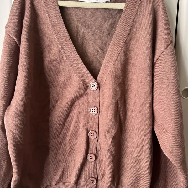 Elegant Brown Women's Sweater - Image 4