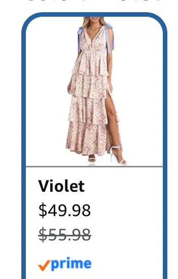 M floral dress from Amazon - Image 3