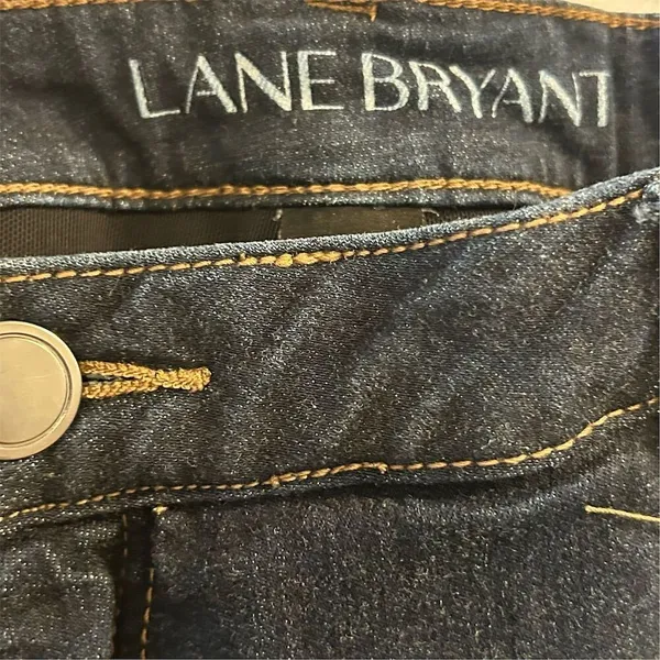 Lane Bryant Women's Plus Size 22 Blue Ankle Jeans Super Stretch‎ - Image 4