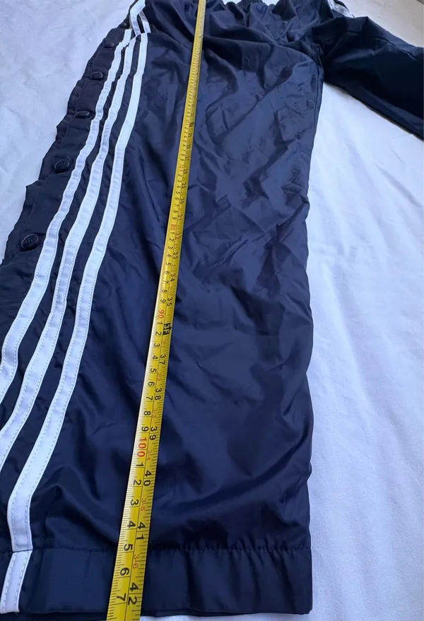 Vintage Adidas 90s Y2K XL Snap Track Pants - Image 5