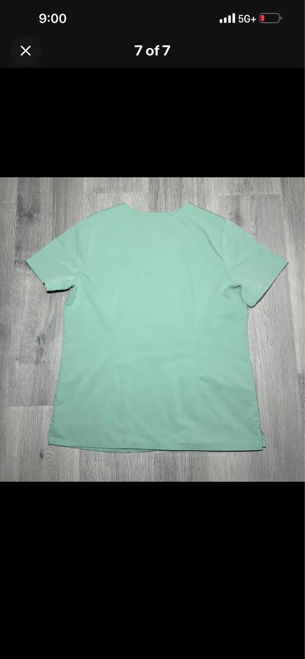 FIGS Scrub Top Jade Green - Image 7