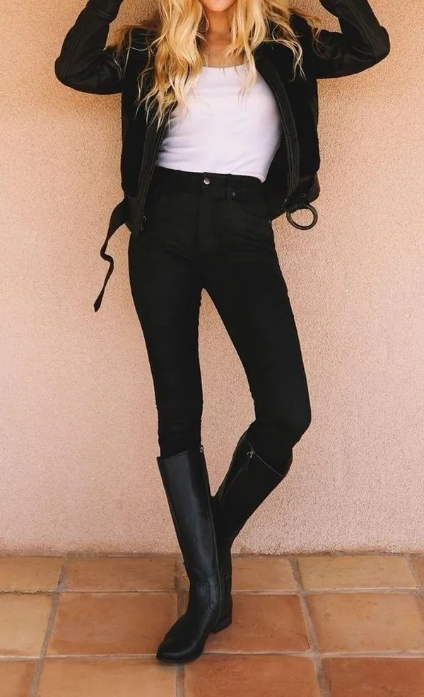 Frye Melissa Button Inside Zip Boots Black Riding Boots Women’s Size 6 - Image 16