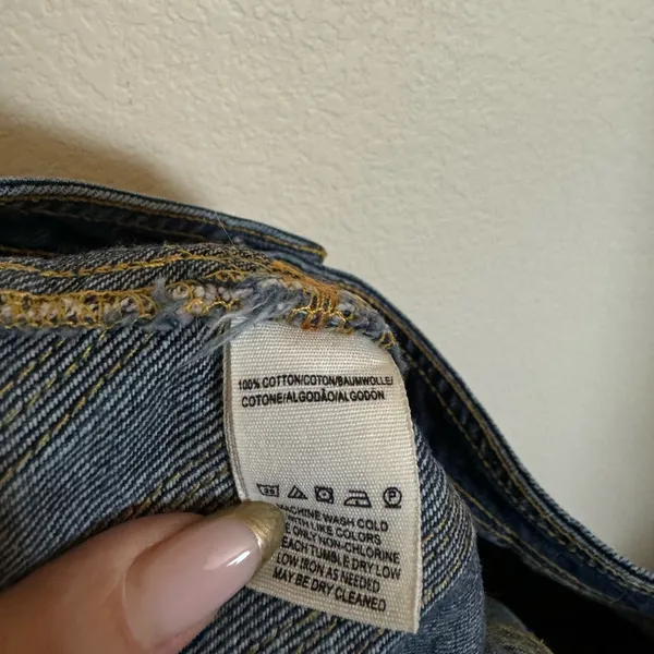 Free People Over The Rainbow Flare Jeans High Waisted Blue Women's Size 27‎ - Image 11