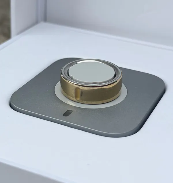 GOLD Oura Ring 4th Generation size 8 - Image 2