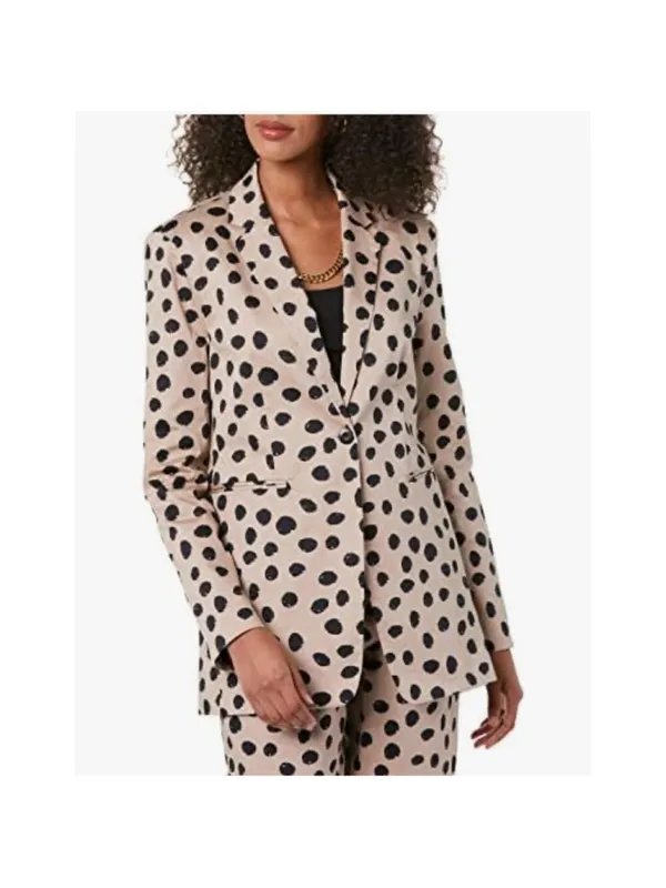 NEW TEREA Women's Catalina Blazer XL Tan - Image 5