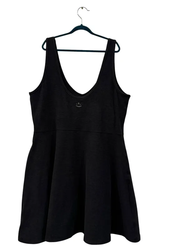 Beyond Yoga Spacedye Movement Athletic Dress W/Shorts Black XL Darkest Night - Image 4