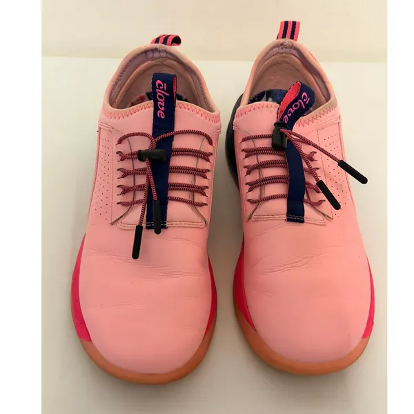 Clove Healthcare Sneakers Sz 9 Pink Navy Gradient Water Resistant Nursing Shoes - Image 2