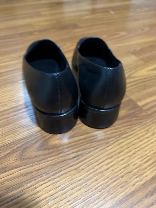 Easy Spirit Black Leather Slip On Loafers Size 8 1/2 - Image 3