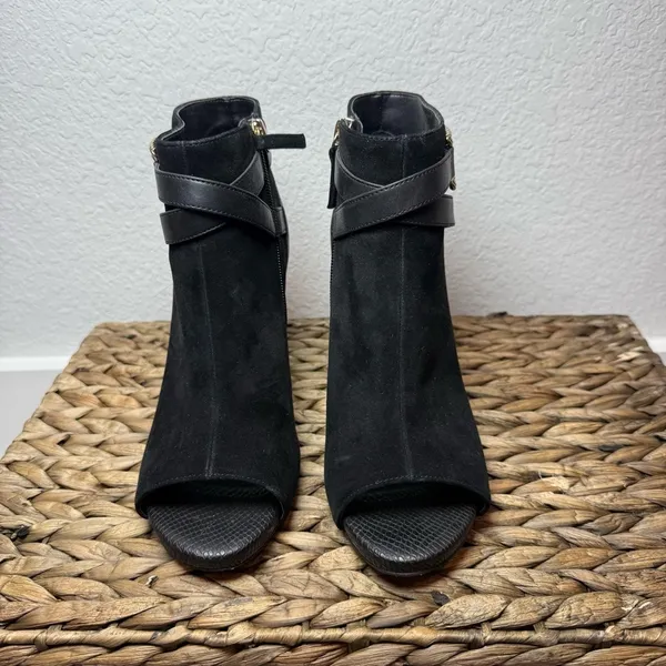 White House Black Market Evelyn Bootie Suede - Image 3