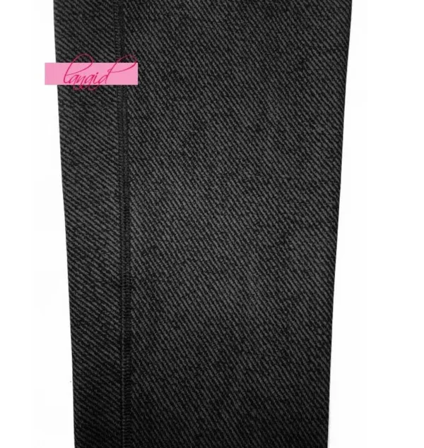 NEW Wear It To Heart High Waist Rise Leggings Charcoal Topsy Turvy Reversible XS - Image 7