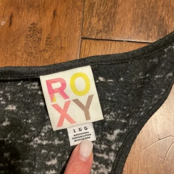Roxy Gray Heather Racerback Tank Top - Image 4