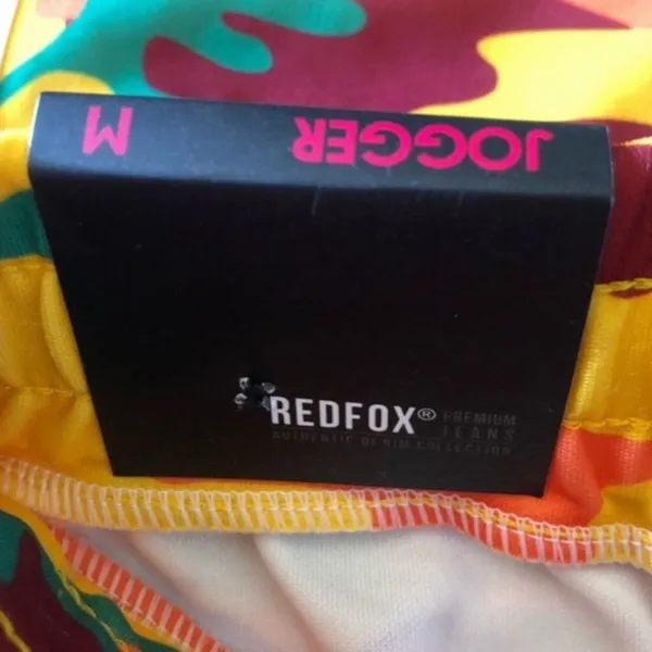 Redfox Rainbow Camo Jogger Pants Medium Multicolor Streetwear NWT Unisex - Image 8