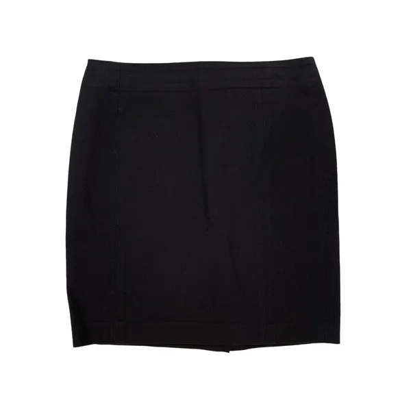 Banana Republic Factory Skirt 8 Black Pencil Career Office Workwear - Image 2