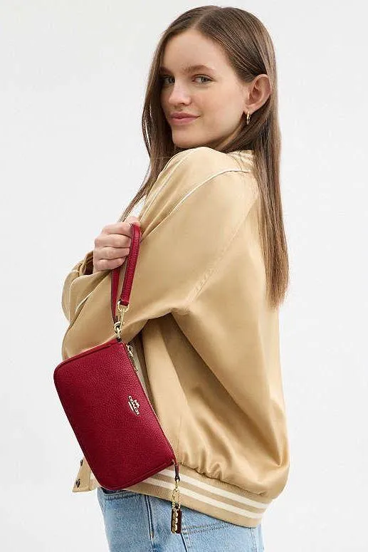 Coach CZ930 New Year Nolita 19 With Snake Charm Refined Pebble Leather Gold/Ruby - Image 13