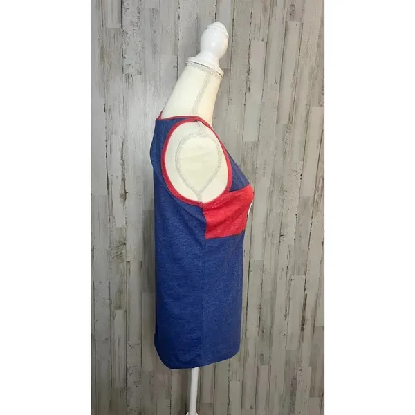 NWT Chicago‎ Cubs Women's Blue Sleeveless Tank Top Size Small Casual Summer - Image 2
