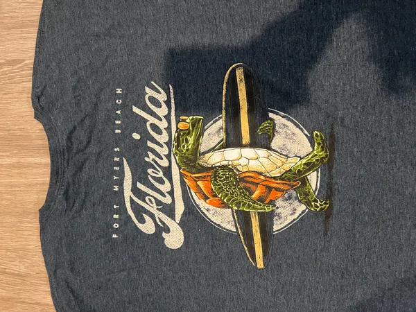 Funny 🙈 Florida graphic Tee Gray Size 3X - Image 4