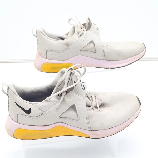 Nike Air Max Bella TR 5 Training Shoes Grey Pink Yellow Size 12 - Image 2