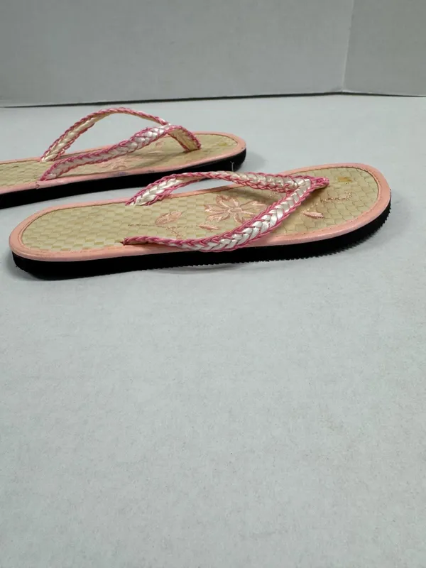 Beautiful Bamboo Seagrass Footbed‎ Flip Flop - Size 7.5. - Image 9
