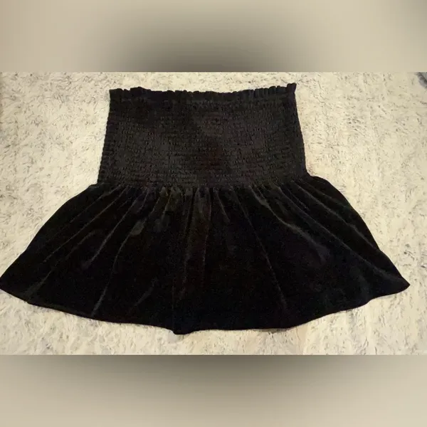 Zara Velvet Black Skirt Size Size L - Image 7