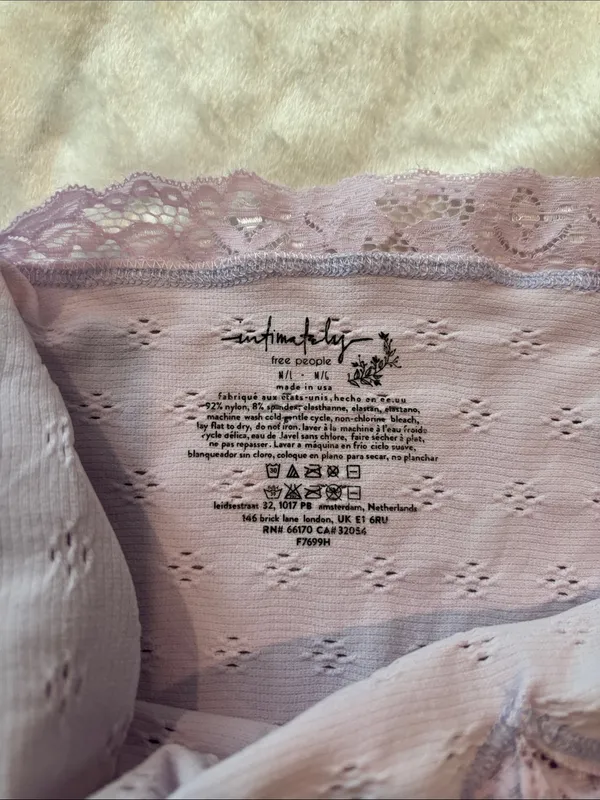 NWOT Intimately Free People Eyelet Seamless Halter Top - Image 5