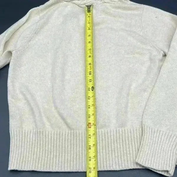 Jeanne Pierre Timeless Soft Collared Sweater Large - Image 11
