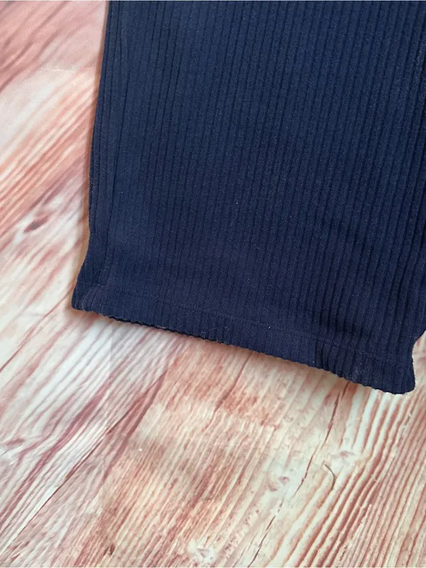 Halara Navy Blue Corduroy Overalls Jumpsuit Size XS NWT - Image 8