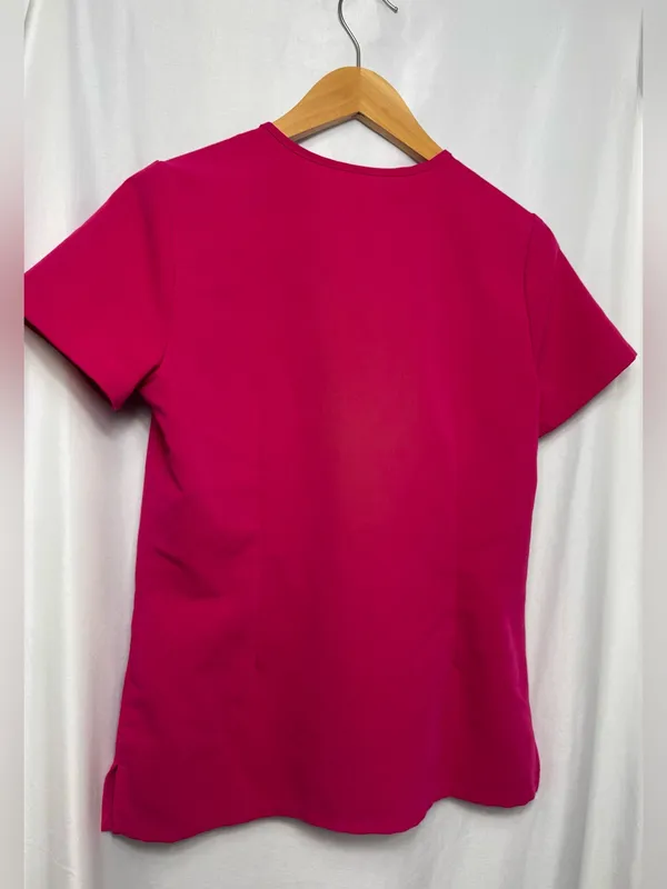 FIGS Scrub Set Top & Jogger Pants Magenta Medical Uniform XXS - Image 5