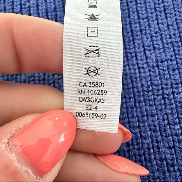 Lululemon Merino Wool-Blend Ribbed Crewneck Sweater Heathered Psychic Blue - Image 9