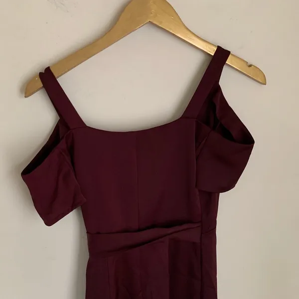 All Saints cadia mini dress in red maroon size 00 - Image 5