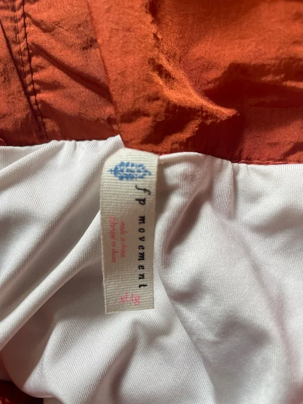 FP Movement by Free People The Way Home Running Shorts Rust Burnt Orange Size XL - Image 5