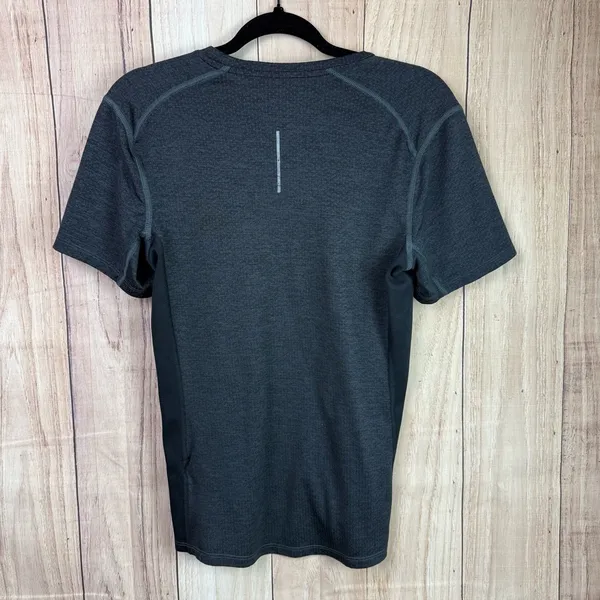 Nike Women's Charcoal Dri-FIT Running Tee - Image 5