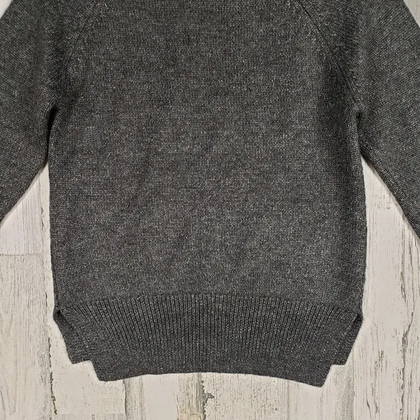 NWT St. John's Bay Gray Metallic Heavyweight Crew Neck Sweater Womens Size Small - Image 9