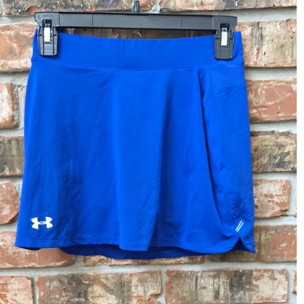 Under Armour Royal Blue Athletic Skirt Skort Size XS Pull On Tennis Athleisure - Image 6