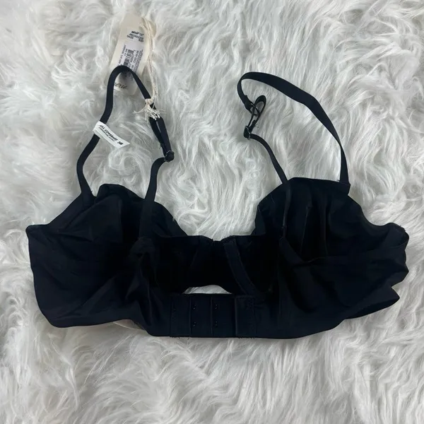 Aerie Smoothez Mesh Full Coverage Unlined Bra Black 34B - Image 5