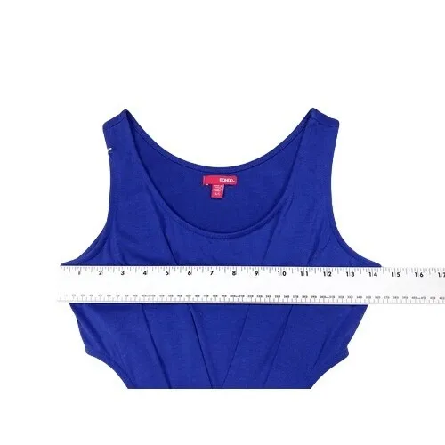Bongo Bright Blue‎ Sleeveless Cutout Bodycon Dress Size Small - Image 4