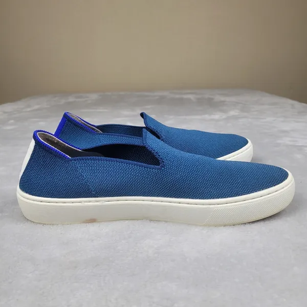 Rothy's Women's Sneakers 8 The Original Slip On Teal Blue Casual Comfort Shoes - Image 5
