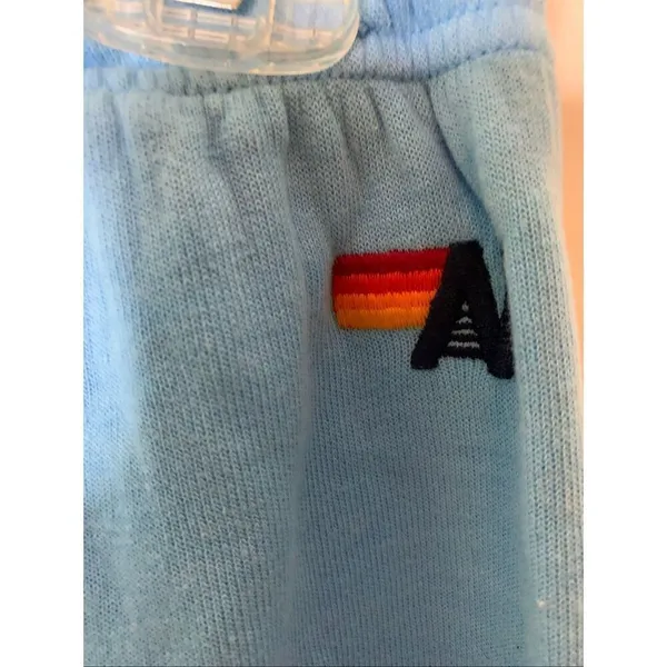 Aviator Nation Peloton New York sweatpants blue women's size XL - Image 4