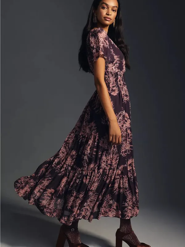 Anthropologie The Somerset Maxi Dress: Chiffon Edition - Image 3