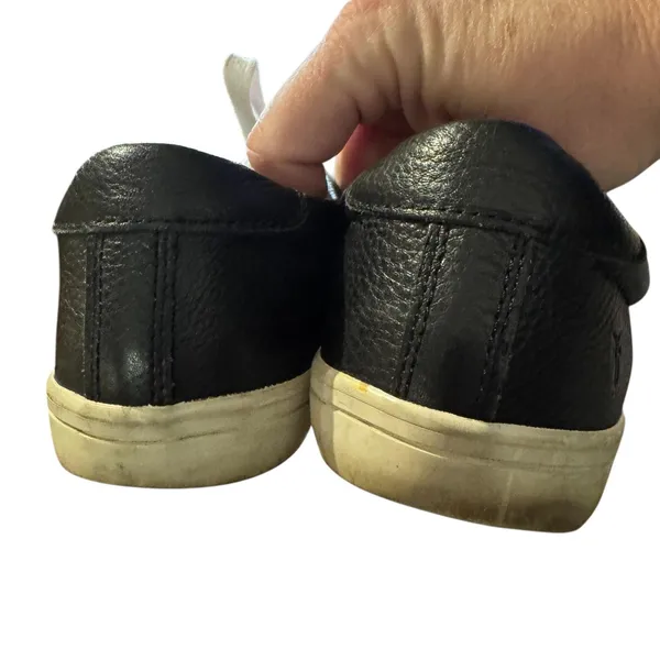 Frye Shoes Womens Size 8.5 Black‎ Leather Low Top Lace Up Sneakers 3471350.BLK - Image 8