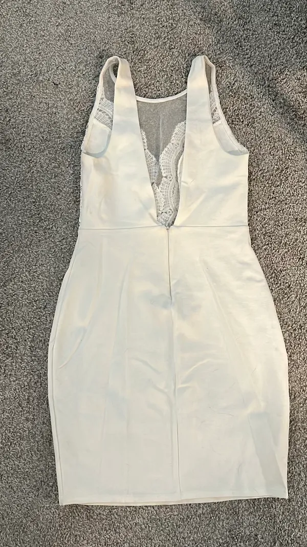 Lulus White Mini Dress - Image 3