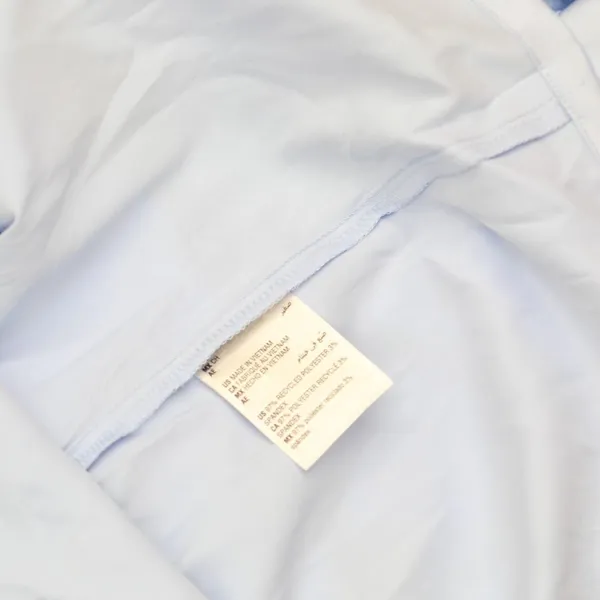 INC International Concepts Satin Short Sleeve Pajama Shirt Pale Spring Blue S - Image 5