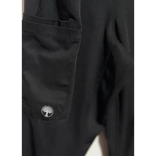 HH Works by Healing Hands Women's Black Stretch Maturity Scrub Pants Size L - Image 3