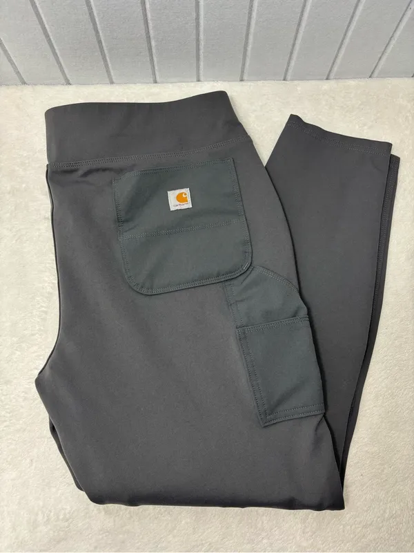 Carhartt Fitted Performance Leggings in‎ Charcoal Gray Size XL - Image 8