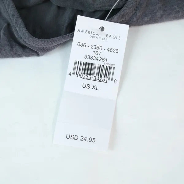 American Eagle Outfitters Gray Tank Top with Tie Back Womens Size XL - NEW - Image 4