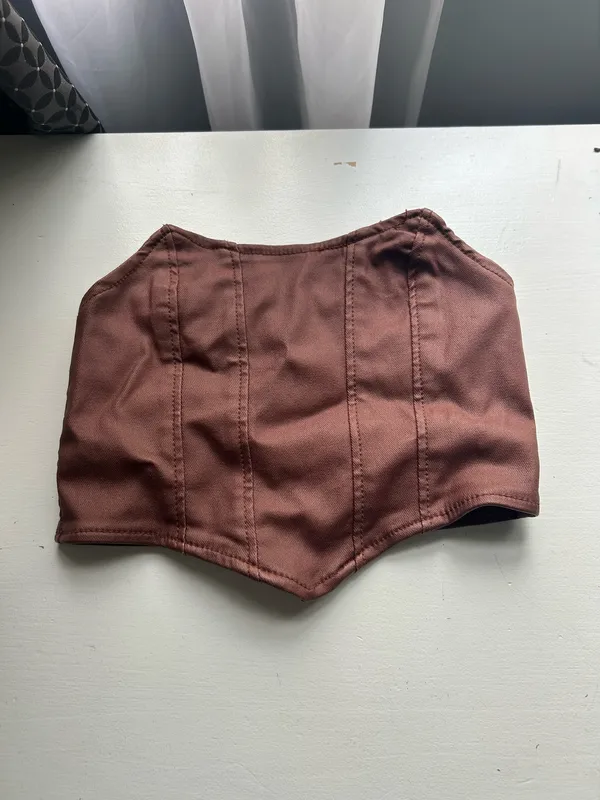 Edikted faux leather top - Image 3
