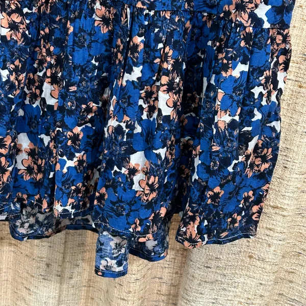 Free People Linen Blend Pattern Play Mini Dress - Image 4